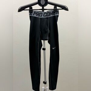 Nike Kids Black Pro Combat Leggings